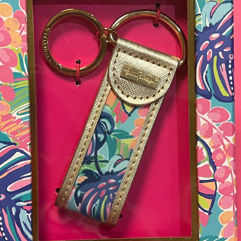 New Lilly Pulitzer Key Fob new in box